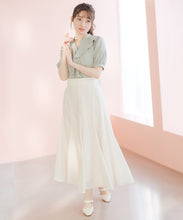 画像をギャラリービューアに読み込む, ラッフルフリル5分袖ブラウス/MM628114
