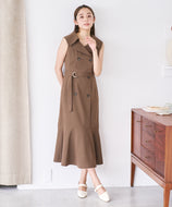 【予約販売/8月下旬入荷予定】ビッグカラートレンチノースリワンピース/MM637411