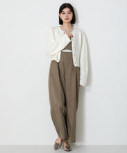 画像をギャラリービューアに読み込む, クロップドシャギーニットカーディガン/MO33N07
