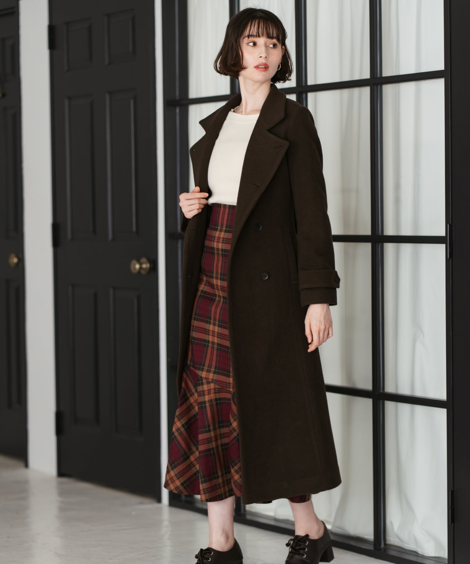 スタンドカラーロングコート/TT548605 – MISCH MASCH|31 Sons de mode