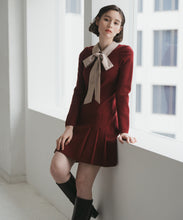 画像をギャラリービューアに読み込む, 襟付きミニニットワンピース/TT547406
