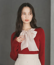 画像をギャラリービューアに読み込む, シアーボウタイリブニット/TT548319
