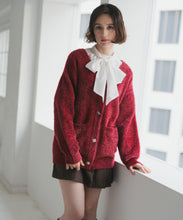 画像をギャラリービューアに読み込む, ビジュー釦ミドルカーディガン/TT548403
