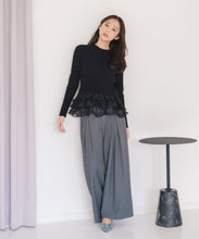 画像をギャラリービューアに読み込む, ペプラムラッフルニット/MM548318
