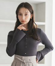 画像をギャラリービューアに読み込む, 衿付袖フレアニット/TT548312
