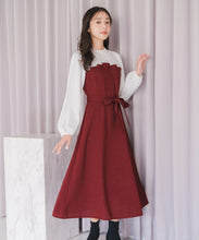 画像をギャラリービューアに読み込む, 【WEB限定予約販売/11月中旬発売予定】ビスチェ風ツイードドッキングワンピース/MM547421
