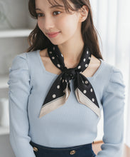 画像をギャラリービューアに読み込む, スカーフ付きスクエアニット/TT618303
