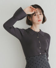 画像をギャラリービューアに読み込む, 衿付袖フレアニット/TT548312
