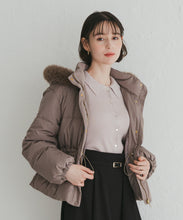画像をギャラリービューアに読み込む, フードファー付ショートダウン/TT548602
