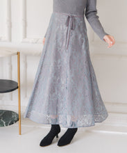 画像をギャラリービューアに読み込む, ラメレースニットドッキングワンピース/MM547405
