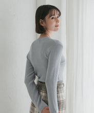 画像をギャラリービューアに読み込む, 袖スリットボタンリブニット/TT548311
