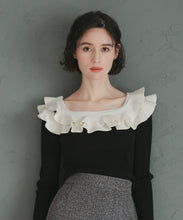 画像をギャラリービューアに読み込む, 【再入荷】フリルカラーニット/TT538311
