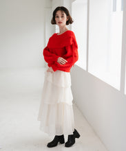 画像をギャラリービューアに読み込む, オフショルミドルゲージニット/TT548307
