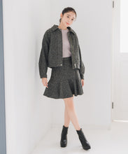 画像をギャラリービューアに読み込む, ヘリンボーン柄ステンカラージャケット/MM548609
