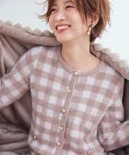 画像をギャラリービューアに読み込む, シャギーニットカーディガン/MM548401
