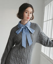 画像をギャラリービューアに読み込む, シャツレイヤードケーブルワンピース/TT547415
