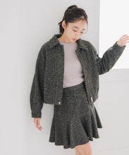 画像をギャラリービューアに読み込む, ヘリンボーン柄ステンカラージャケット/MM548609
