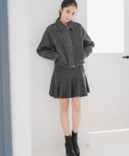 画像をギャラリービューアに読み込む, ヘリンボーン柄ステンカラージャケット/MM548609
