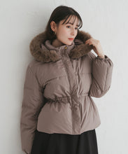 画像をギャラリービューアに読み込む, フードファー付ショートダウン/TT548602
