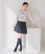 画像をギャラリービューアに読み込む, アーガイルカーディガン/MM548408
