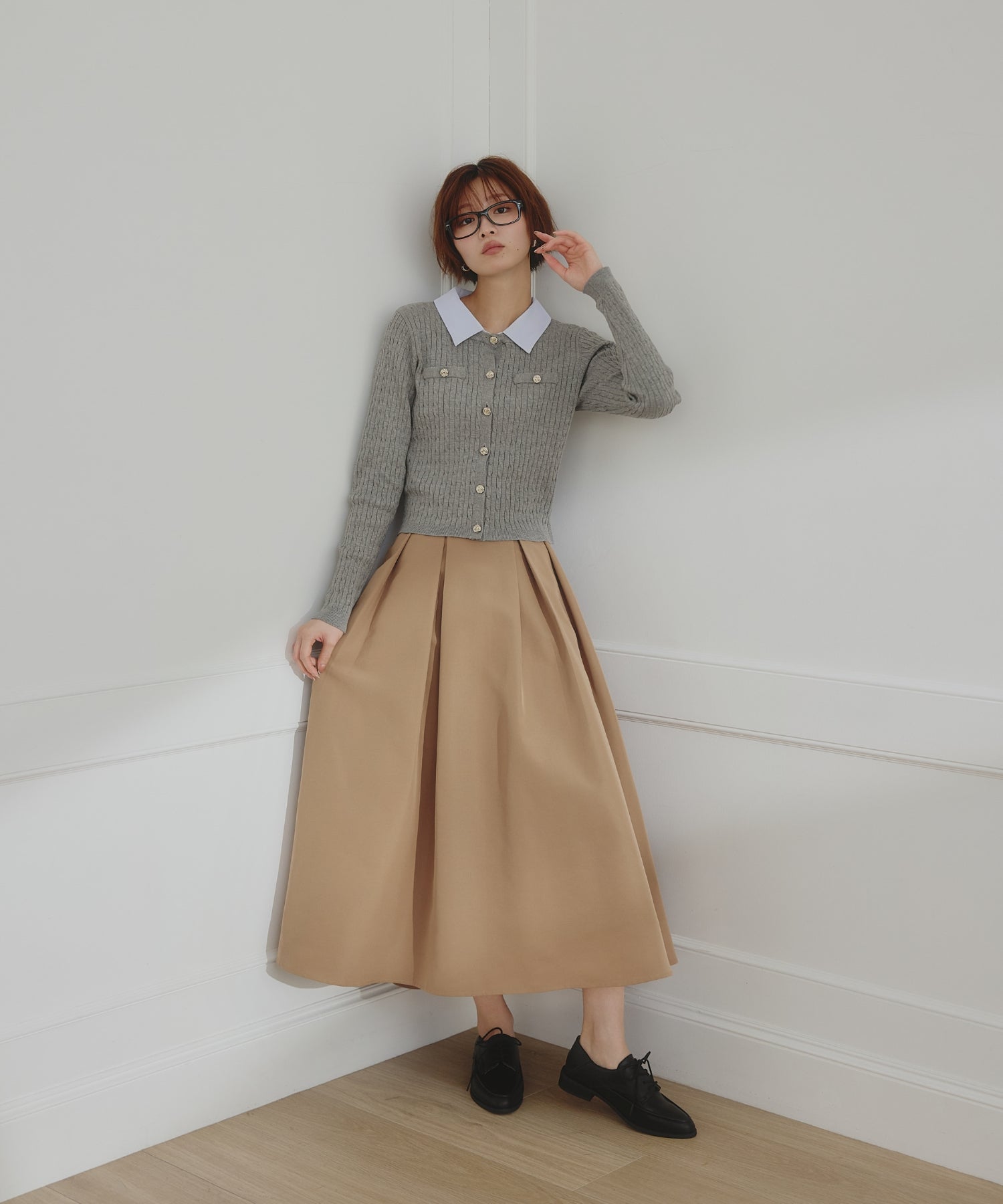 タックフレアカラースカート/MM537209 – MISCH MASCH|31 Sons de mode