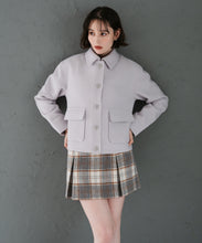 画像をギャラリービューアに読み込む, 【予約販売/11月上旬発売予定】ステンカラーポケットショートコート/TT548604
