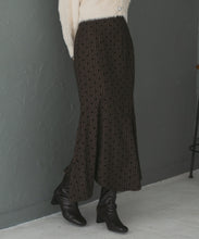 画像をギャラリービューアに読み込む, ストライプドットフロッキーマーメイドスカート/TT547214
