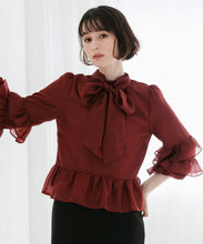 画像をギャラリービューアに読み込む, 【予約販売/10月下旬発売予定】ティアード袖ブラウス/TT548101
