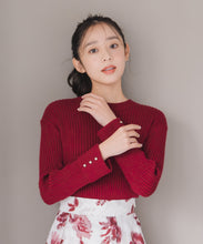 画像をギャラリービューアに読み込む, サイドレースアップミドルリブニット/MM548320
