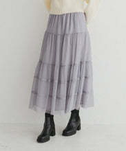 画像をギャラリービューアに読み込む, チュールラメティアードスカート/TT547211
