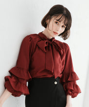 画像をギャラリービューアに読み込む, 【予約販売/10月下旬発売予定】ティアード袖ブラウス/TT548101
