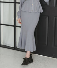 画像をギャラリービューアに読み込む, ペプラムニットスカートセット/TT547407

