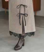 画像をギャラリービューアに読み込む, ネップツイードレーストリムスカート/TT547212
