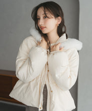 画像をギャラリービューアに読み込む, フードファー付ショートダウン/TT548602
