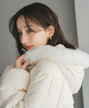 画像をギャラリービューアに読み込む, フードファー付ショートダウン/TT548602
