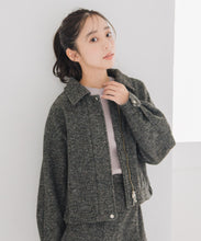 画像をギャラリービューアに読み込む, ヘリンボーン柄ステンカラージャケット/MM548609
