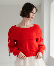 画像をギャラリービューアに読み込む, オフショルミドルゲージニット/TT548307
