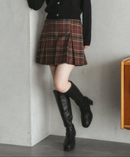 画像をギャラリービューアに読み込む, 【再入荷】ベルト付きタックスカートパンツ/TT537306
