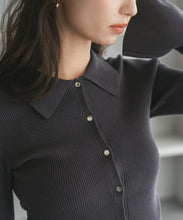 画像をギャラリービューアに読み込む, 衿付袖フレアニット/TT548312
