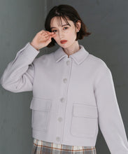 画像をギャラリービューアに読み込む, 【予約販売/11月上旬発売予定】ステンカラーポケットショートコート/TT548604
