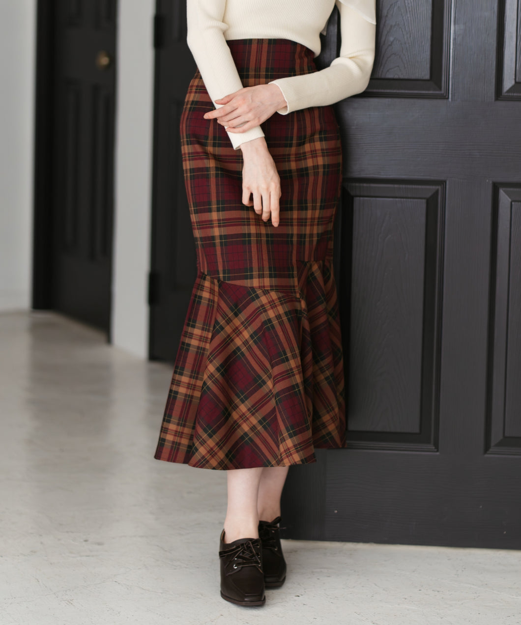 アシメティアードマーメイドスカート/TT547206