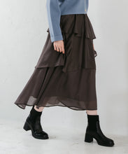 画像をギャラリービューアに読み込む, ティアードイレヘムスカート/TT547208
