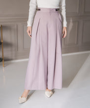 画像をギャラリービューアに読み込む, サイドベルト付きワイドパンツ/MM547301
