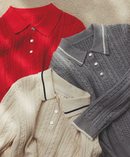 画像をギャラリービューアに読み込む, 【再入荷】ケーブルポロニット/TT538312
