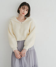 画像をギャラリービューアに読み込む, ふわふわセーラーカラーニット/TT548407
