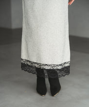 画像をギャラリービューアに読み込む, ツイードレーストリミングジャンスカ/TT547417
