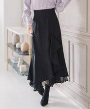画像をギャラリービューアに読み込む, ラッフル裾シアースカート/MM547208
