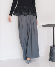 画像をギャラリービューアに読み込む, サイドベルト付きワイドパンツ/MM547301
