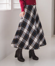 画像をギャラリービューアに読み込む, ロービングチェックサーキュラースカート/MM547221
