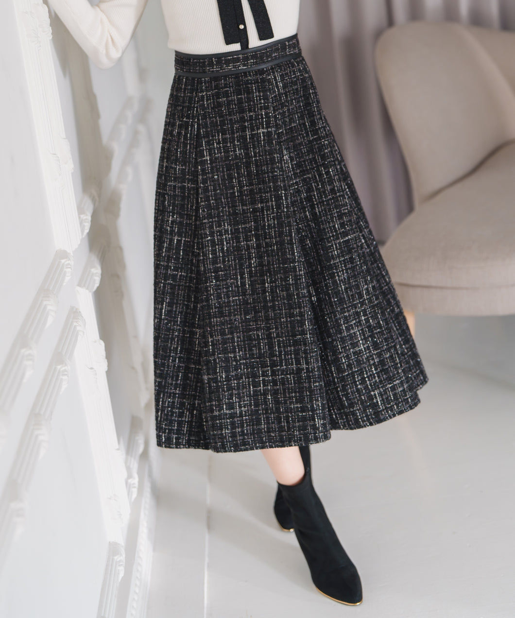 ツイードAラインスカート/MM547214